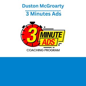 [Video Course] 3 Minutes Ads by Duston McGroarty