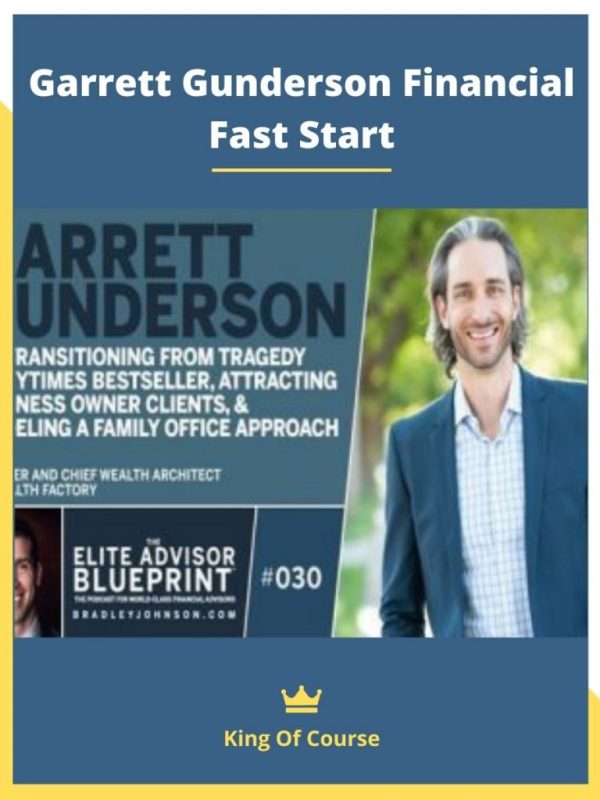 [Video Course] Financial Fast Start by Garrett Gunderson - Image 1