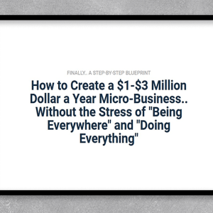 [Video Course] Micro-Business Workshop by Ryan Lee