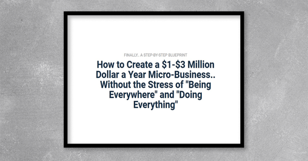 [Video Course] Micro-Business Workshop by Ryan Lee - Image 1