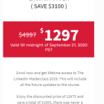 [Member Access] LinkedIn Masterclass 2020 by Vaibhav Sisinty