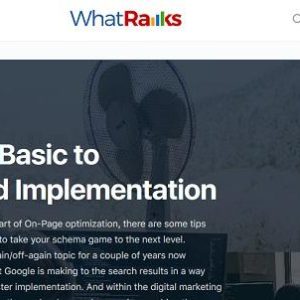 [Video Course] What Ranks Schema Course by Clint Butler