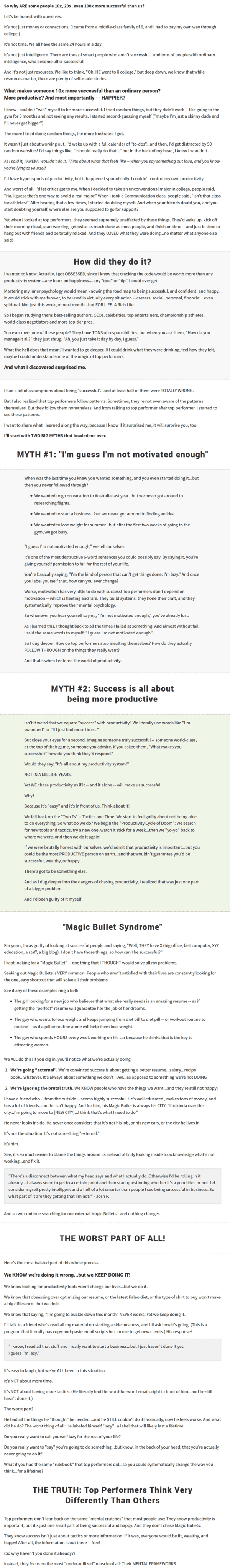 [VIdeo Course] Success Triggers by Ramit Sethi - Image 1