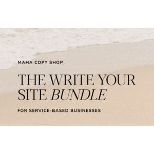 [PDF Course] The Write Your Site Bundle by Madison & Haley