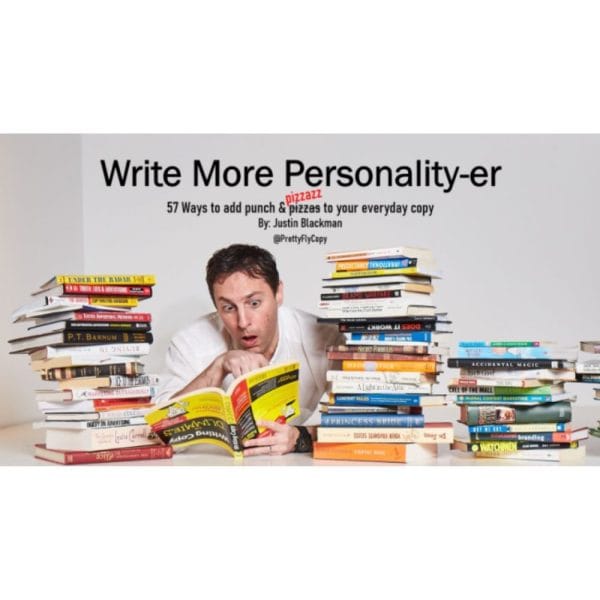 [Video Course] Write More Personality-er Workshop by Justin Blackman - Image 2