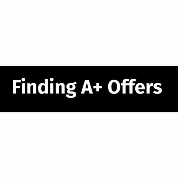 [Video Course] Finding A+ Offers by James Lawrence - Image 1
