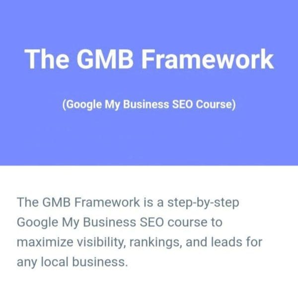 [PDF Course] Rank Your Local Business On Google’s Map-Pack + The GMB Framework by Dalton Luka - Image 1