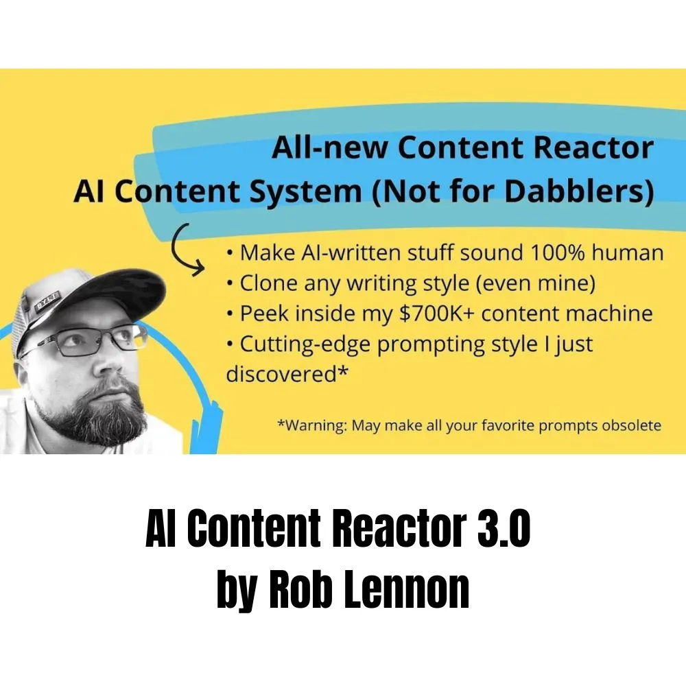 [Member Access] AI Content Reactor 3.0 by Rob Lennon - Image 1