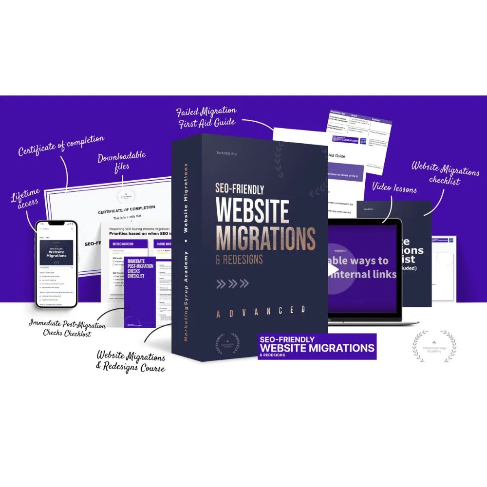 [Member Access] SEO Website Migrations Made Easy (Advanced) by Kristina Azarenko - Image 1