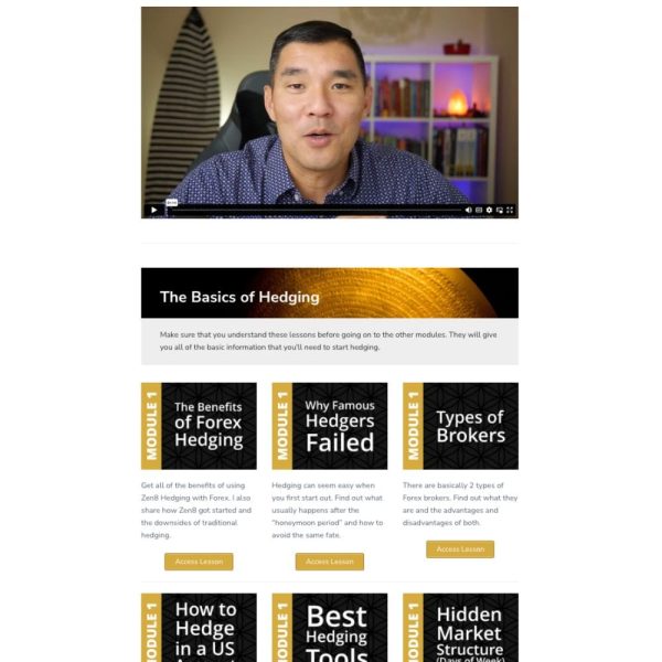 [Video Course] Zen8 Forex Hedging Program by Trading Heroes - Image 2