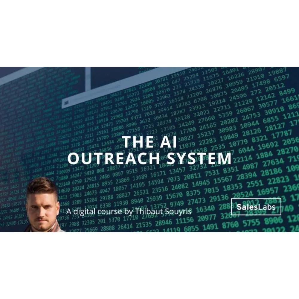[Member Access] The AI Outreach System: A Tactical Guide To Using Artificial Intelligence To Book Meetings by Thibaut Souyris - Image 1
