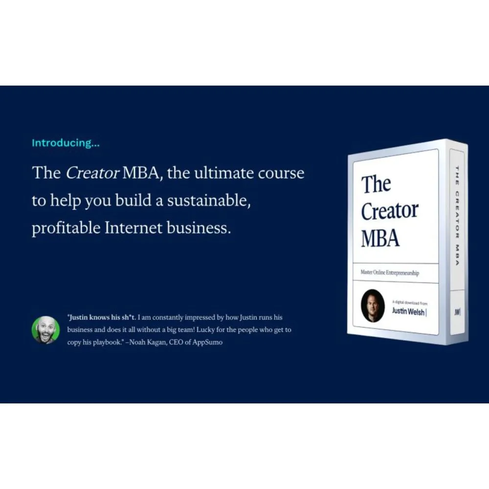 [Member Access] The Creator MBA by Justin Welsh