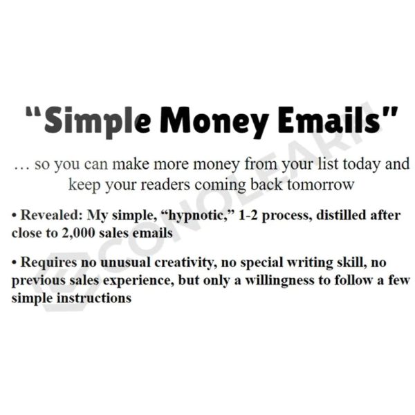 [Video Course] Simple Money Email by John Bejakovic - Image 1