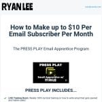 [Member Access] The PRESS PLAY Email Apprentice Program by Ryan Lee - Image 2