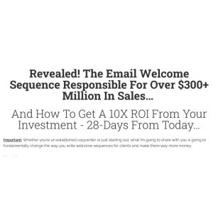 [Video Course] The Email Welcome Sequence by Adil Amarsi