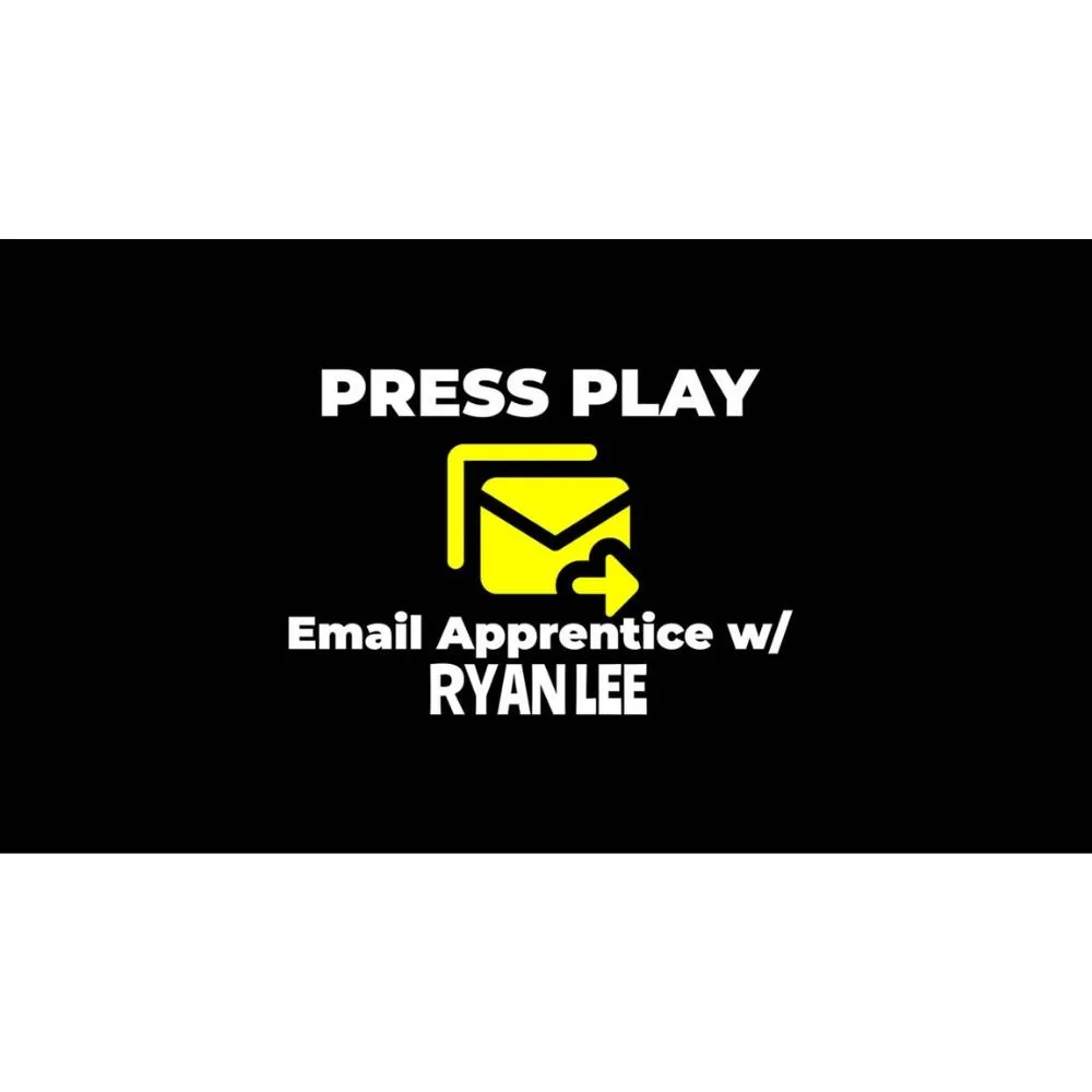 [Member Access] The PRESS PLAY Email Apprentice Program by Ryan Lee