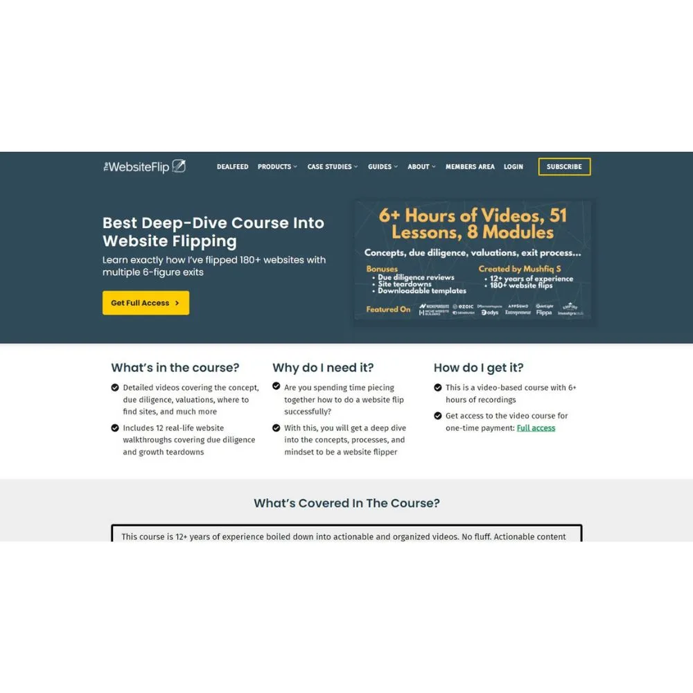 [Member Access] Website Flipping Course by Mushfiq Sarker - Image 2