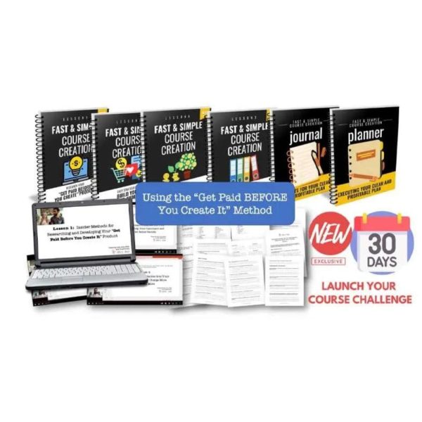 [Video Course] Fast and Simple Course Creation with the Power of Easy to Create Printables - Image 1