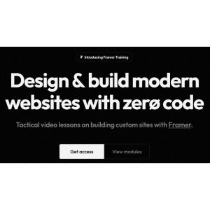 [Video Course] Framer Training by Traf