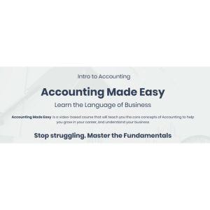 [Video Course] Accounting Made Easy by Josh Aharonoff