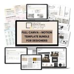 [Member Access] The Complete Canva and Notion Template Bundle for Designers by Clare Le Roy