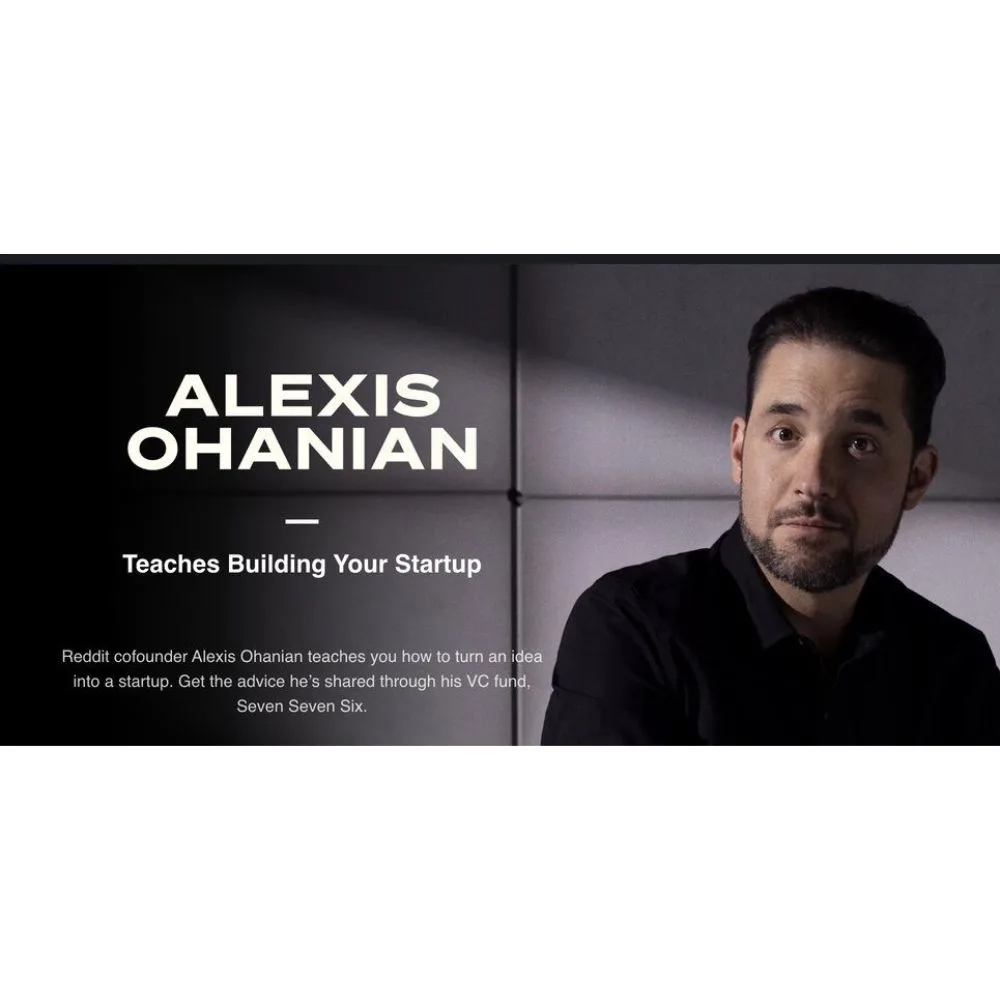 [Member Access] Alexis Ohanian Teaches Building Your Startup