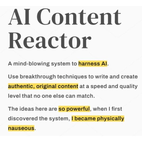 [Video Course] AI Content Reactor by Rob Lennon - Image 1