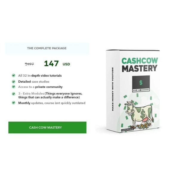 [Video Course] CashCow MASTERY by Videosidehustle - Image 1