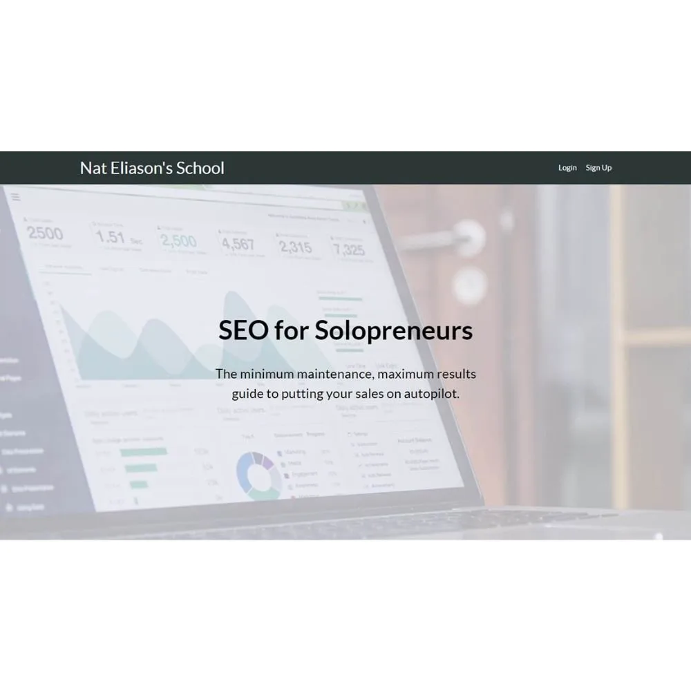 [Member Access] SEO For Solopreneurs by Nat Eliason - Image 1
