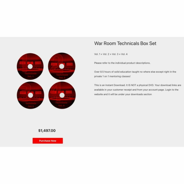 [Video Course] War Room Technicals Box Set by TrickTrades - Image 1