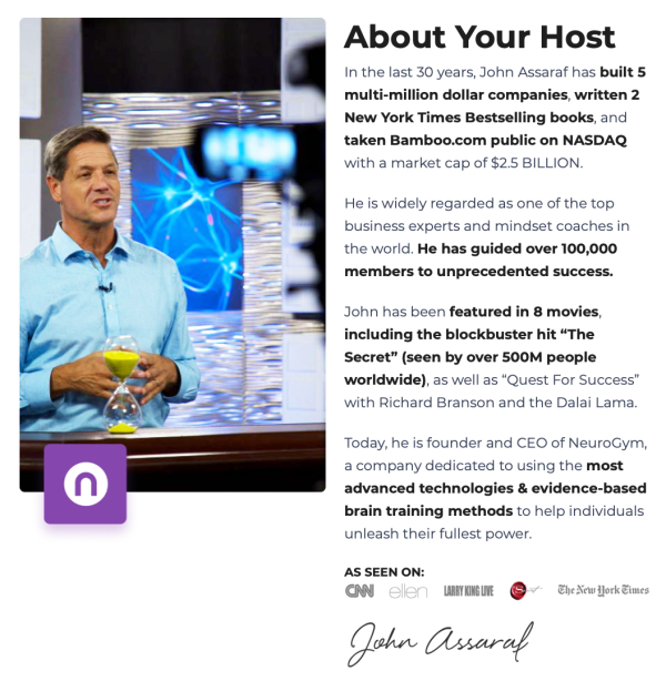 [Video Course] Winning the Game of Business 2021 by John Assaraf - Image 2
