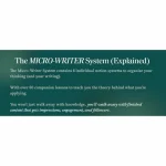 [Member Access] Micro-Writer System (AI Companion) by Taylin Simmonds