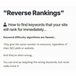 [Member Access] Reverse Keyword Rank by Jack Duncan