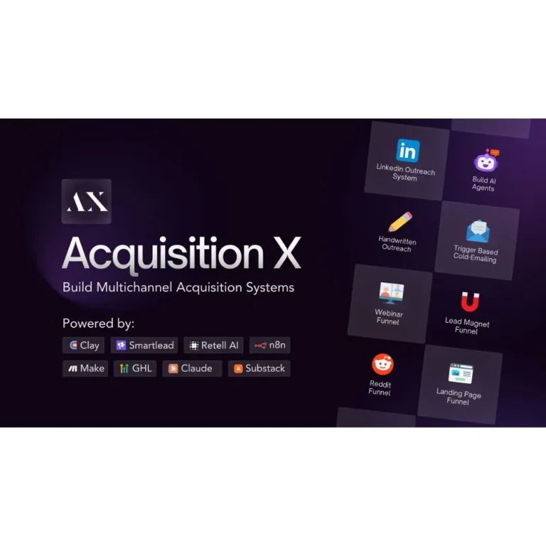 Build Multichannel Acquisition Funnel by Acquisition X