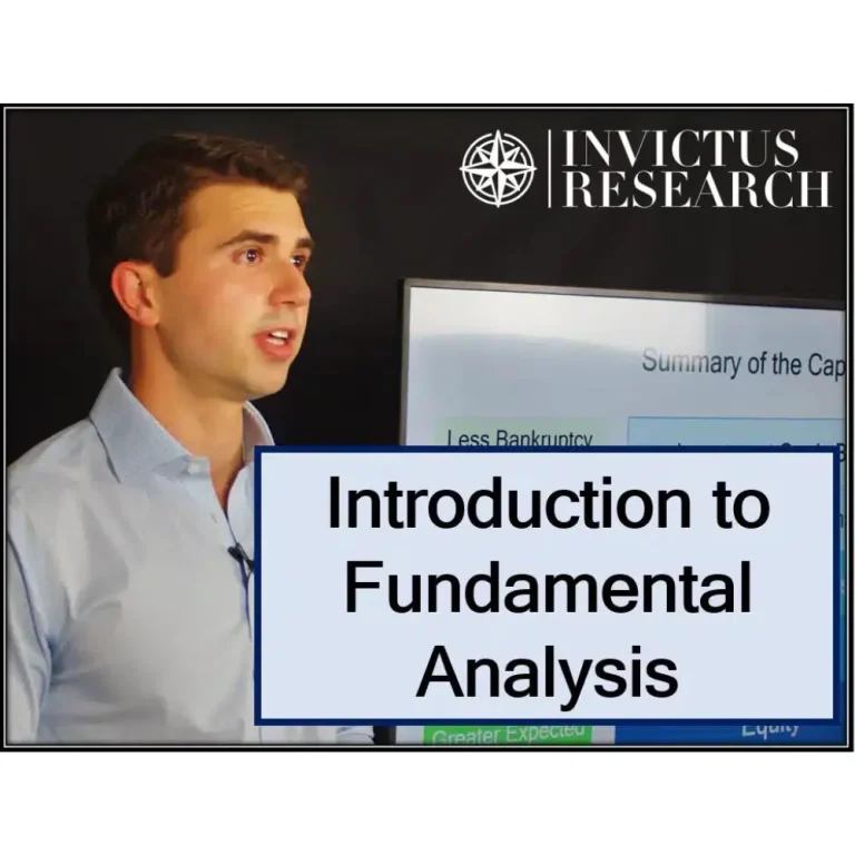 Introduction to Fundamental Investing by Invictus Research