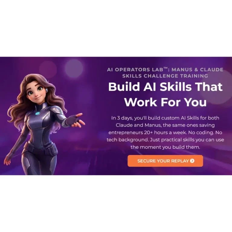 AI OPERATORS LAB (MANUS & CLAUDE SKILLS CHALLENGE TRAINING) by JONATHAN MAST