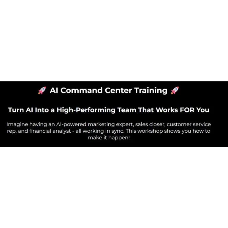 AI Command Center Challenge Training by JONATHAN MAST