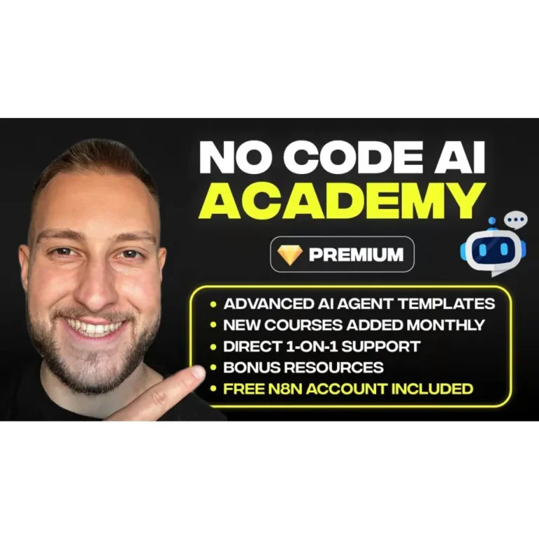 Join the #1 community for learning No Code AI automation by Tinocode Premium