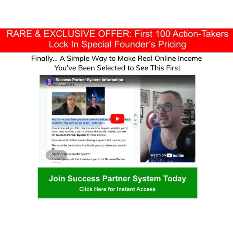 Success Partner System by LJ Aviles
