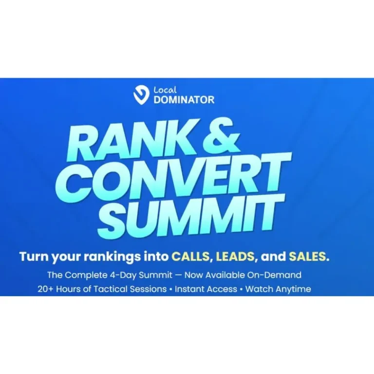 Rank & Convert Summit 2026 by Local Dominator