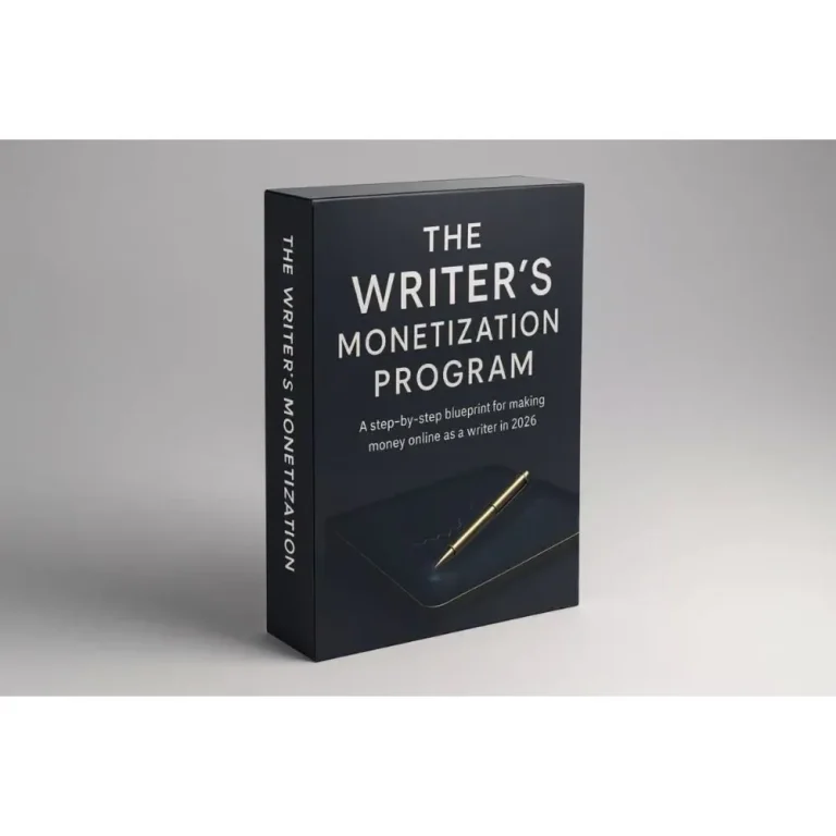 THE WRITER’S MONETIZATION PROGRAM by THE SMART WRITER