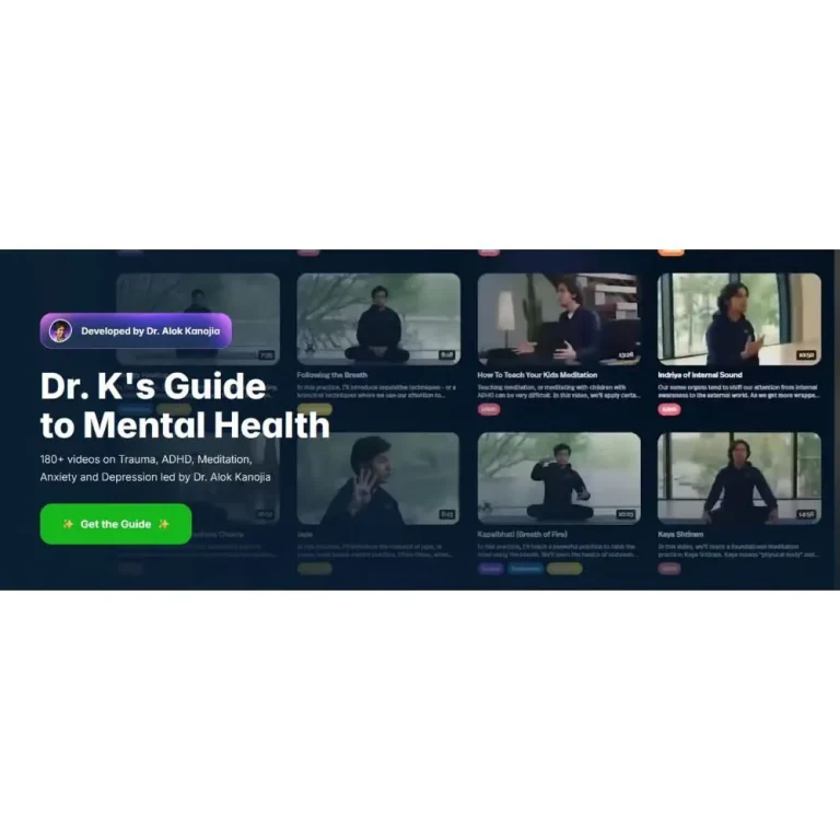 Dr K’s Guide to Mental Health – ADHD & Doing Stuff