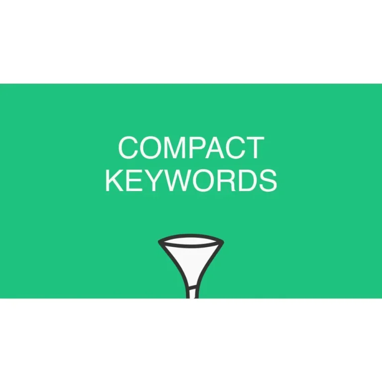 Compact Keywords by Edward Sturm