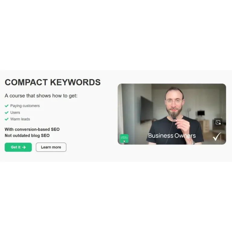 Compact Keywords by Edward Sturm