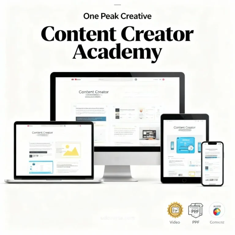 Content Creator Academy by One Peak Creative
