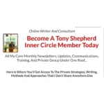 Inner Circle Member Content by Tony Shepherd