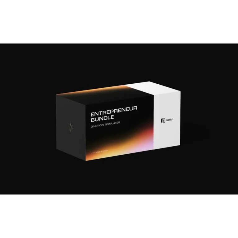 Notion Entrepreneur Bundle by Matt Bio