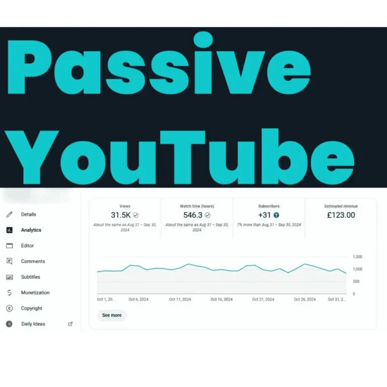 Passive YouTube by Introverted Entrepreneur