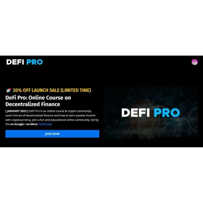 Defi Pro Course by TechSeries