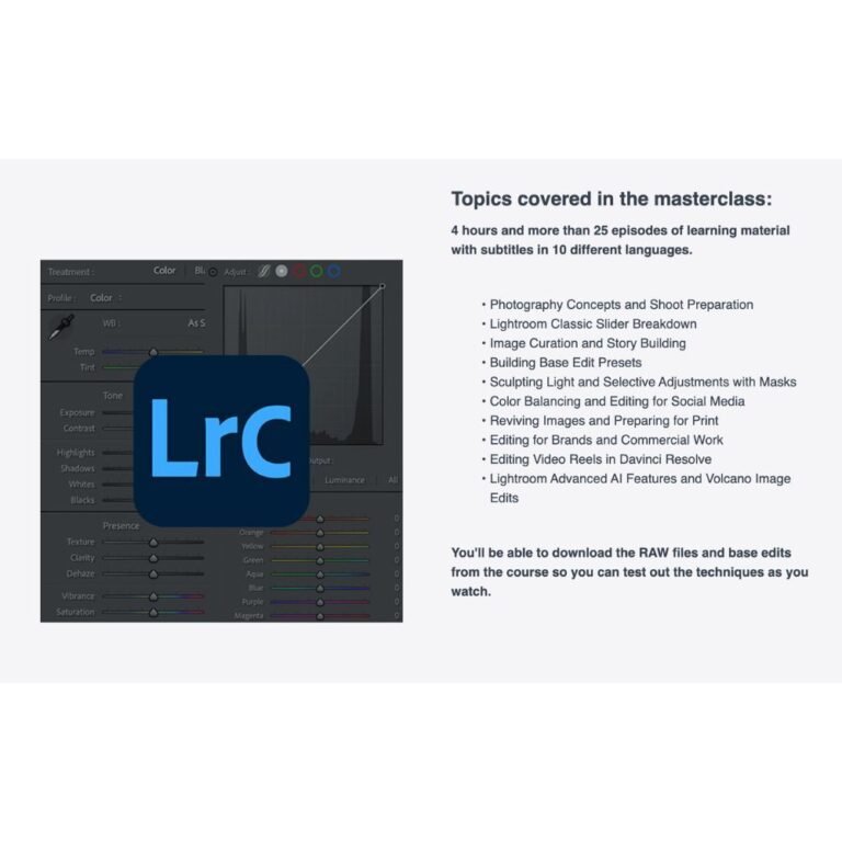 The Photography Editing Masterclass by Benjamin Hardman